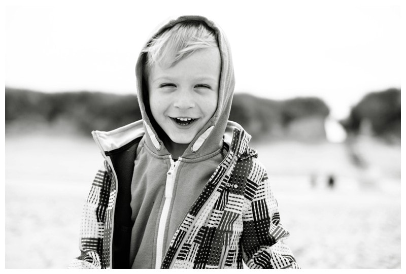 running on a windy beach in france