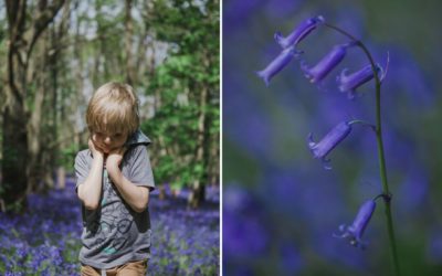 How to photograph your kids in bluebells